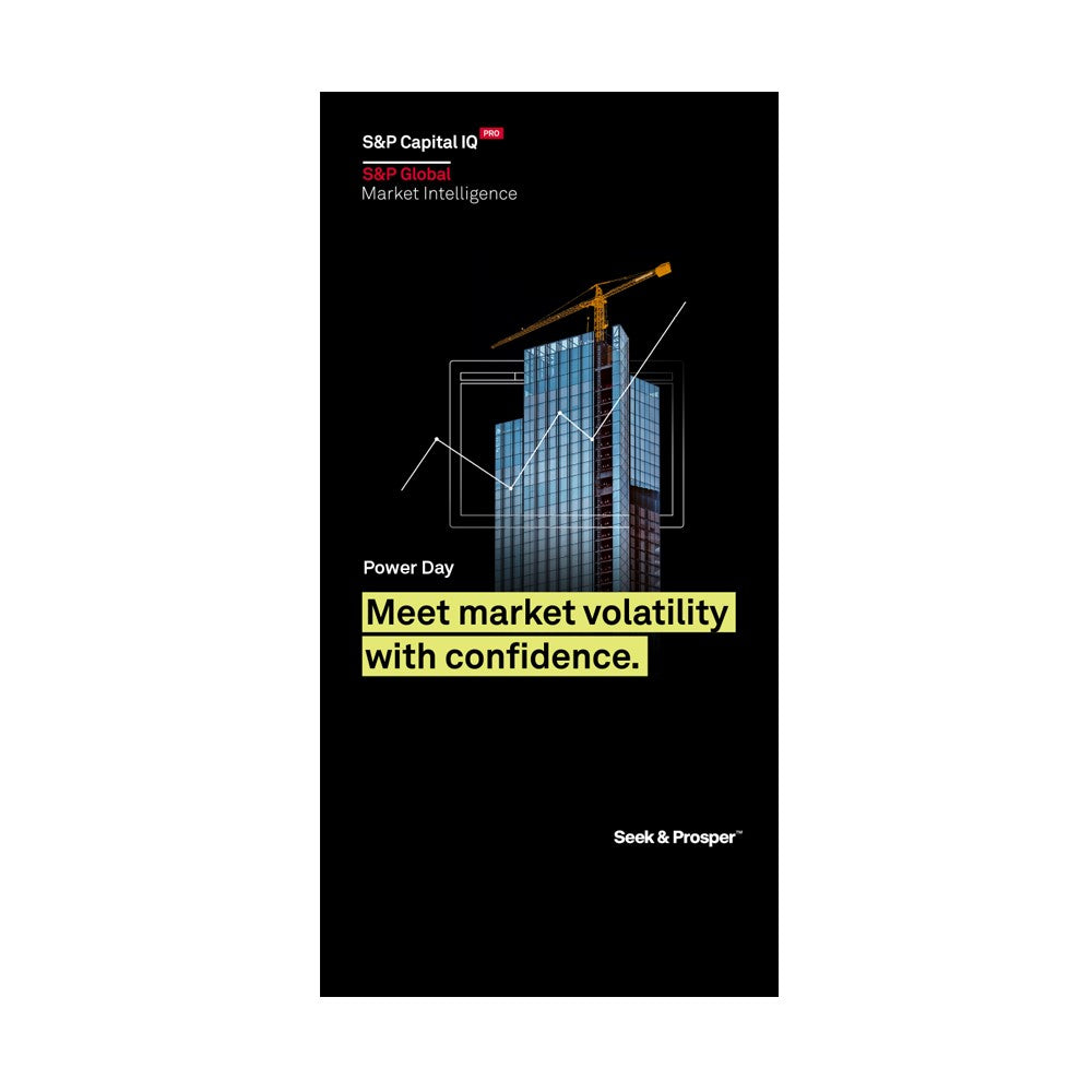 Capital IQ Pro - Power Day - Roller Banner - Meet market volatility with confidence
