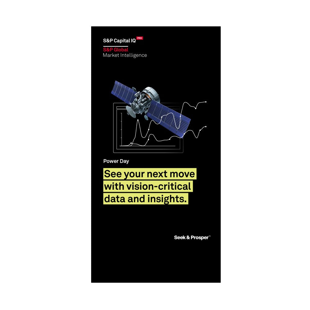 Capital IQ Pro - Power Day - Roller Banner - See your next move with vision-critical data and insights